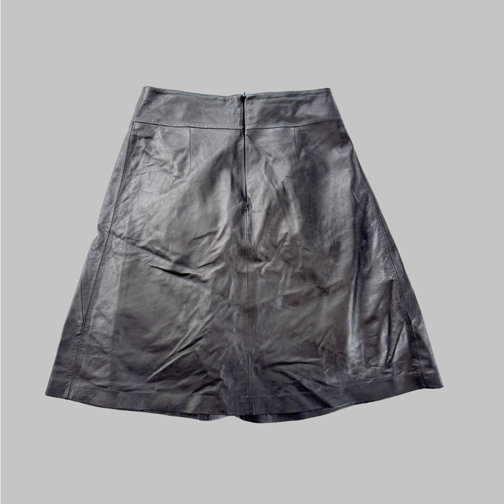 Vintage Danier A-Line Leather Mini Skirt